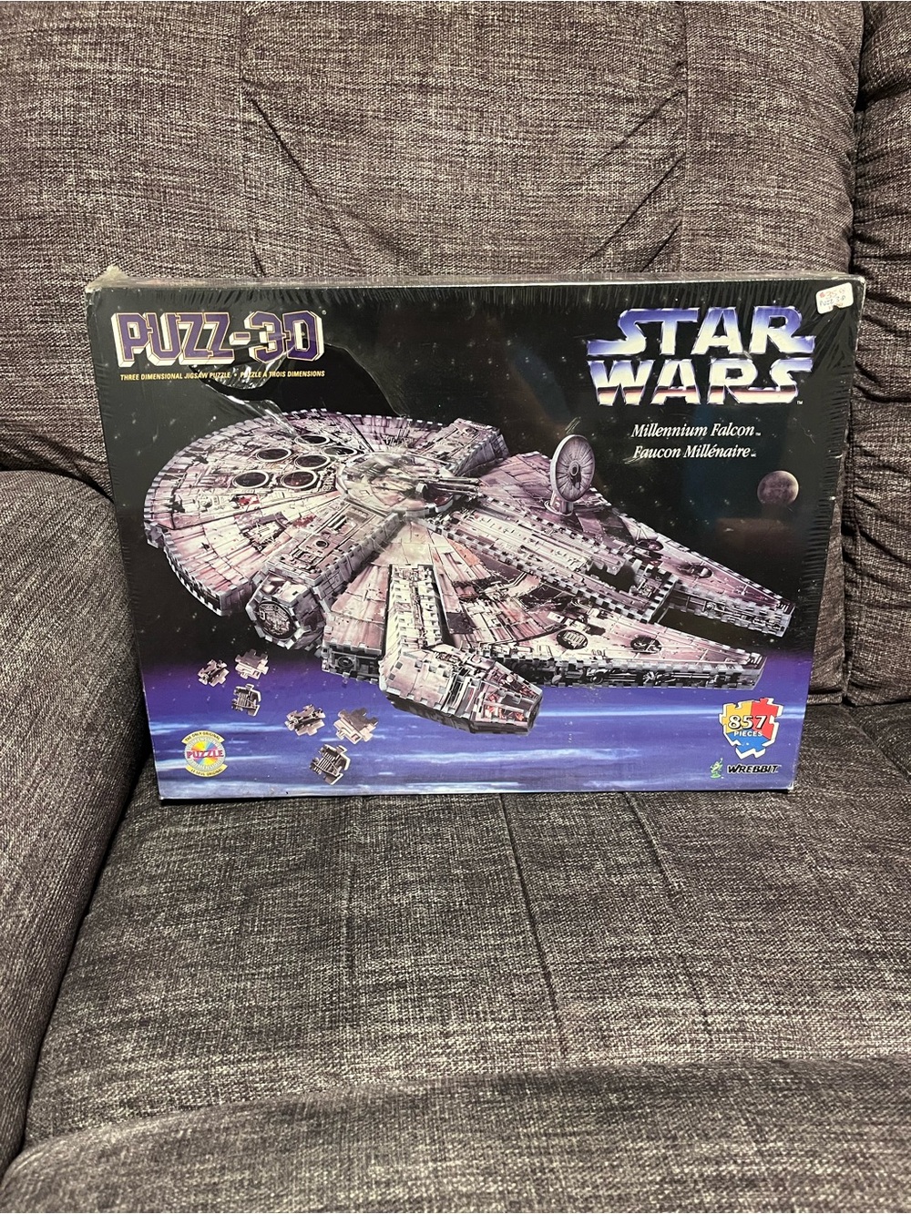 Star Wars PUZZ-3D Millennium Falcon Puzzle - Black, Purple, Blue